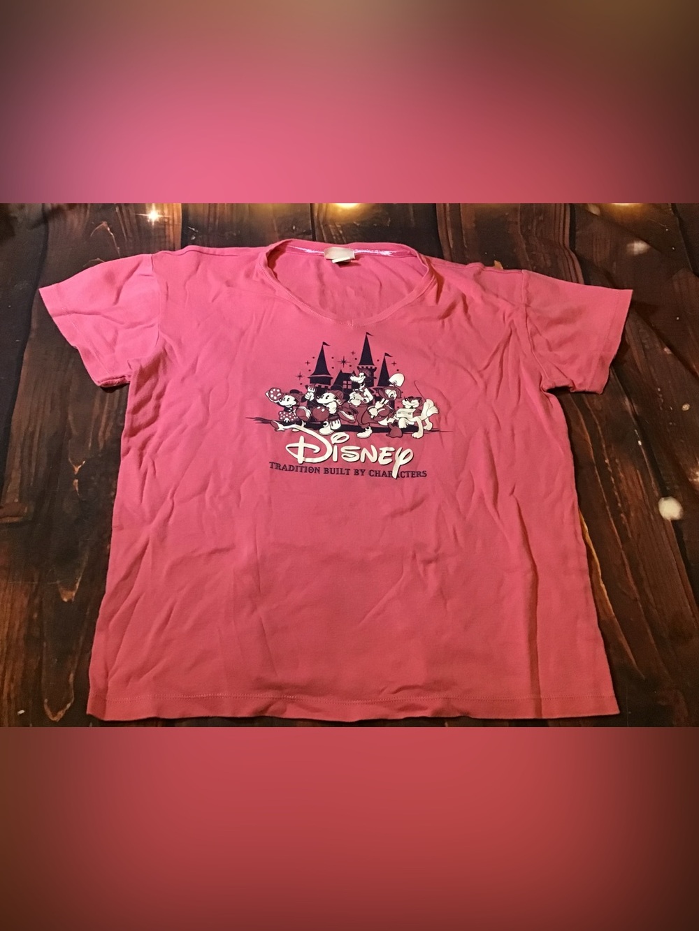 Disney cast exclusive collection tradition built on characters t-shirt adult L